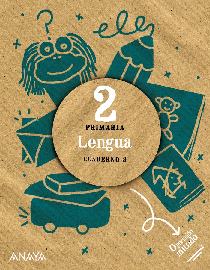 LENGUA 2. CUADERNO 3. -2º EPR (Operación Mundo)