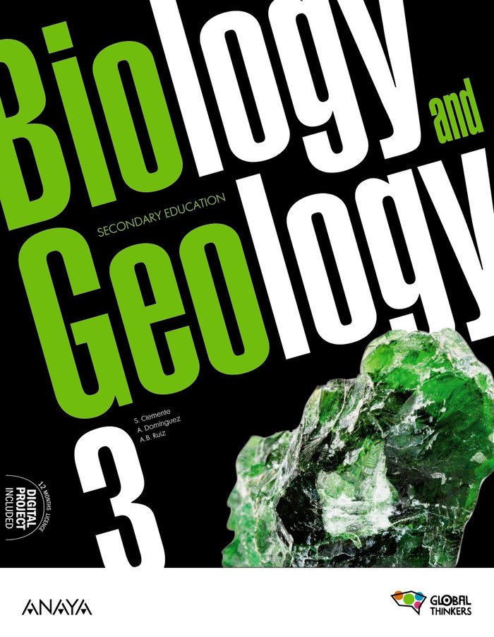 BIOLOGY AND GEOLOGY 3. STUDENT'S BOOK -3º ESO (Global Thinkers)
