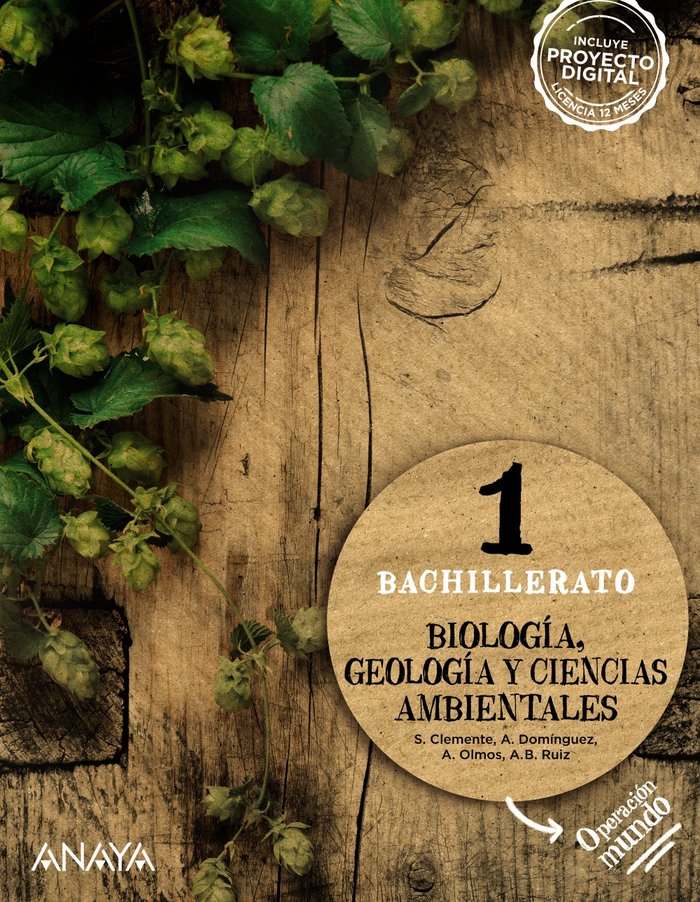 BIOLOGÍA, GEOLOGÍA Y CIENCIAS AMBIENTALES 1. -1º Bach (Operación Mundo)