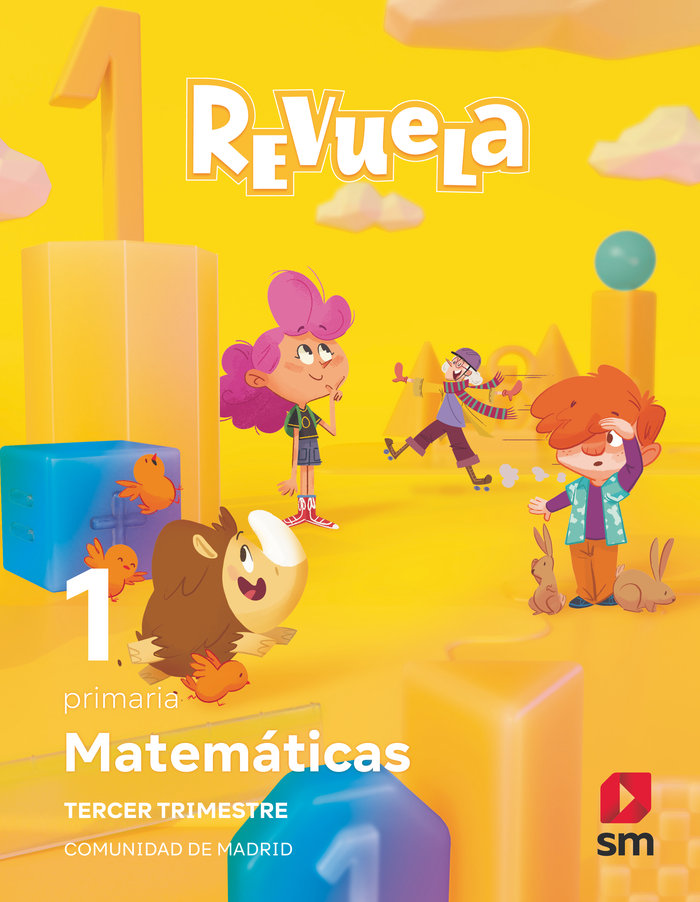 MATEMATICAS 1ºEP TRIMESTRE MADRID REVUELA 24