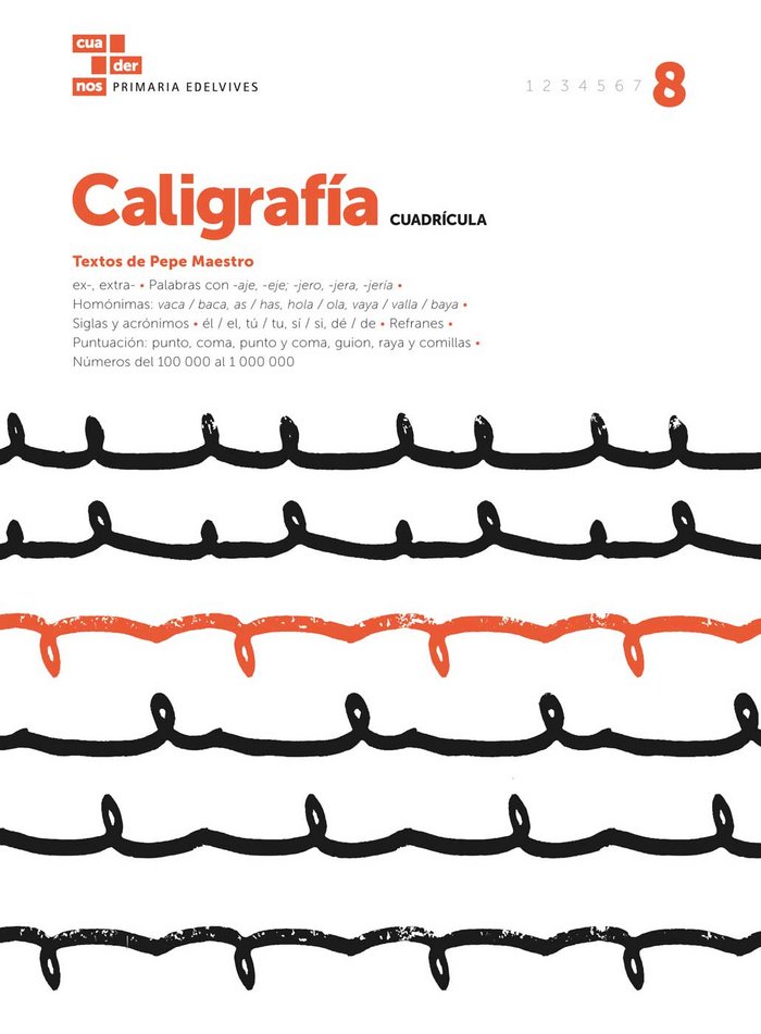 CUADERNO CALIGRAFIA 8 EP CUADRICULA 17