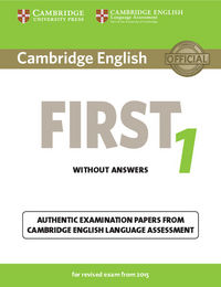 CAMBRIDGE FIRST CERTIF,ENG,REVISED 1 ST 15 CAMIN0SD