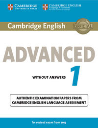 CAMBRIDGE CERT,ADVANCED ENG,REVISED 1 ST 15 CAMIN0SD