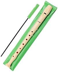 2024------FLAUTA DULCE CON FUNDA VERDE HOHNER