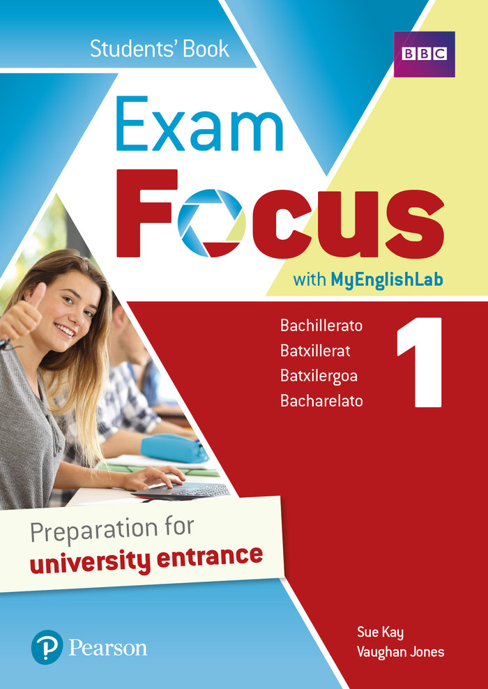 EXAM FOCUS 1 STUDENT'S BOOK PRINT & DIGITAL INTERACTIVESTUDENT'S BOOK - MYENGLISHLAB ACCESS CODE