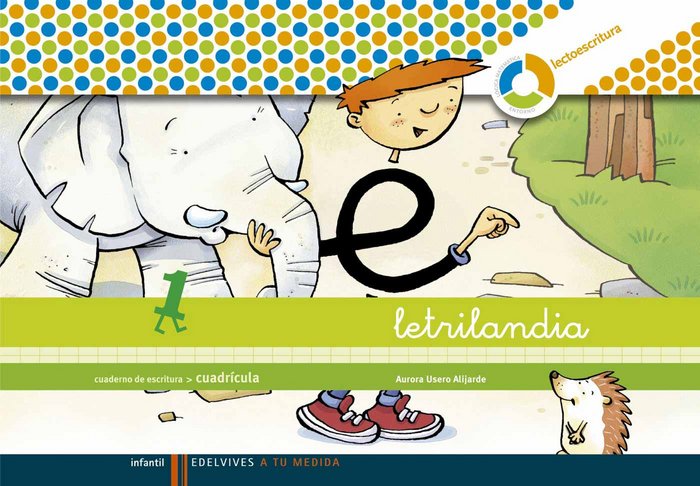 EI - CUAD ESCRITURA 1 CUADRICULA ESPIRAL MONTESSORI - LETRILANDIA