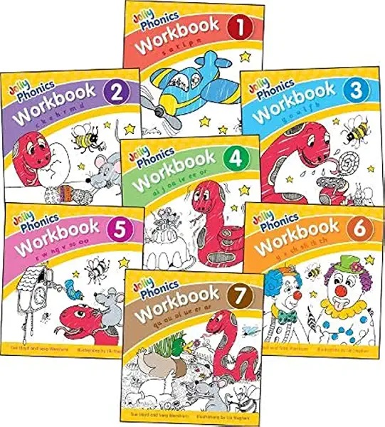 2024------JOLLY PHONICS WORKBOOKS 1-7