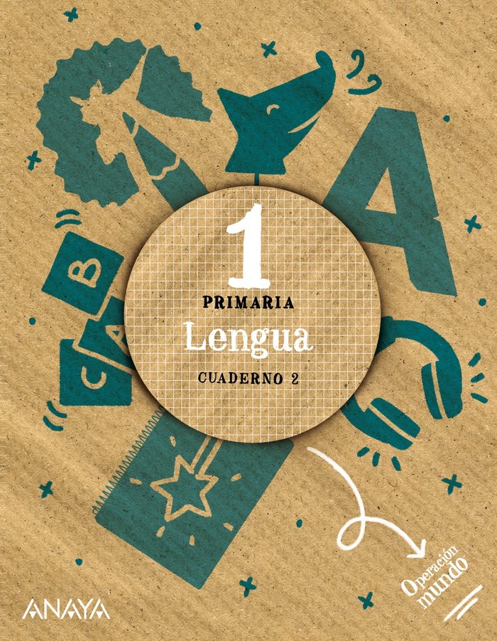 LENGUA 1. CUADERNO 2. CUADRÍCULA. OPERACIÓN MUNDO. PRIMARIA