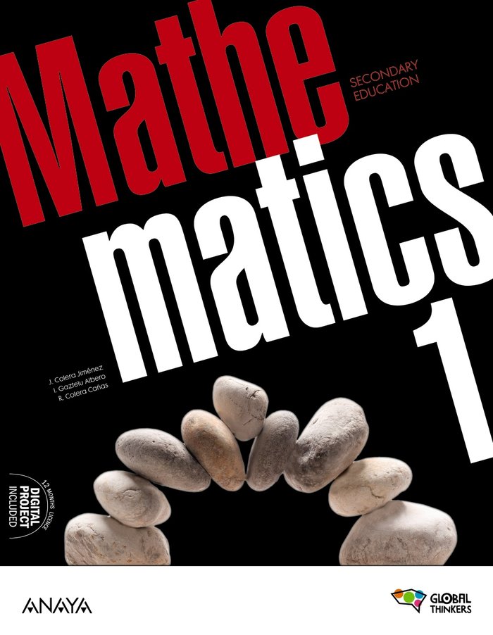 MATHEMATICS 1. STUDENT'S BOOK. GLOBAL THINKERS. ESO