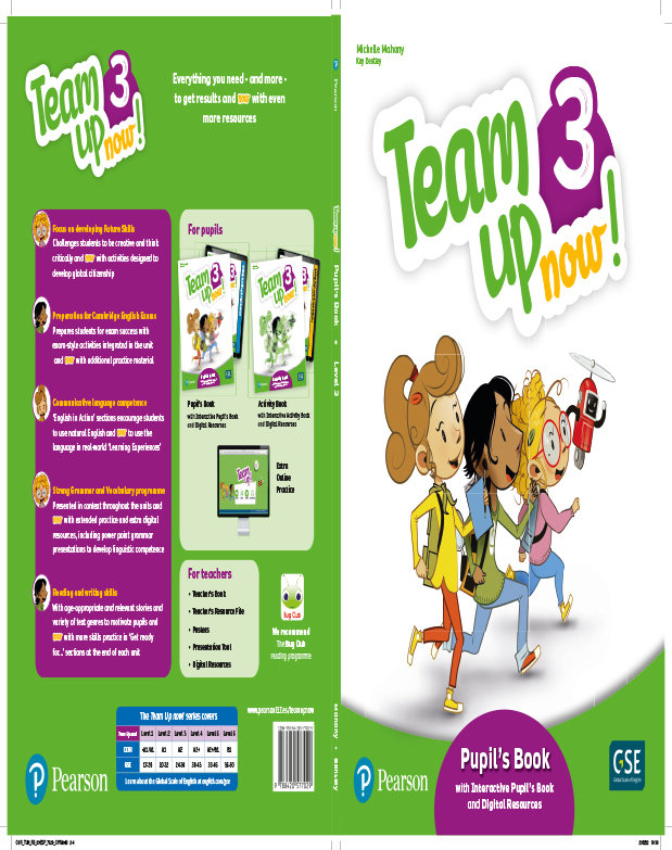 TEAM UP NOW! 3 PUPIL'S BOOK & INTERACTIVE PUPIL'S BOOK AND DIGITALRESOURCES ACCESS CODE. PRIMARIA