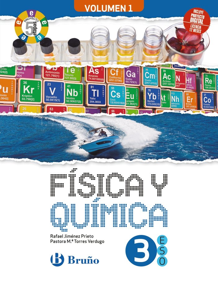 ESO 3 - FISICA Y QUIMICA (TRIM) - 5 ETAPAS