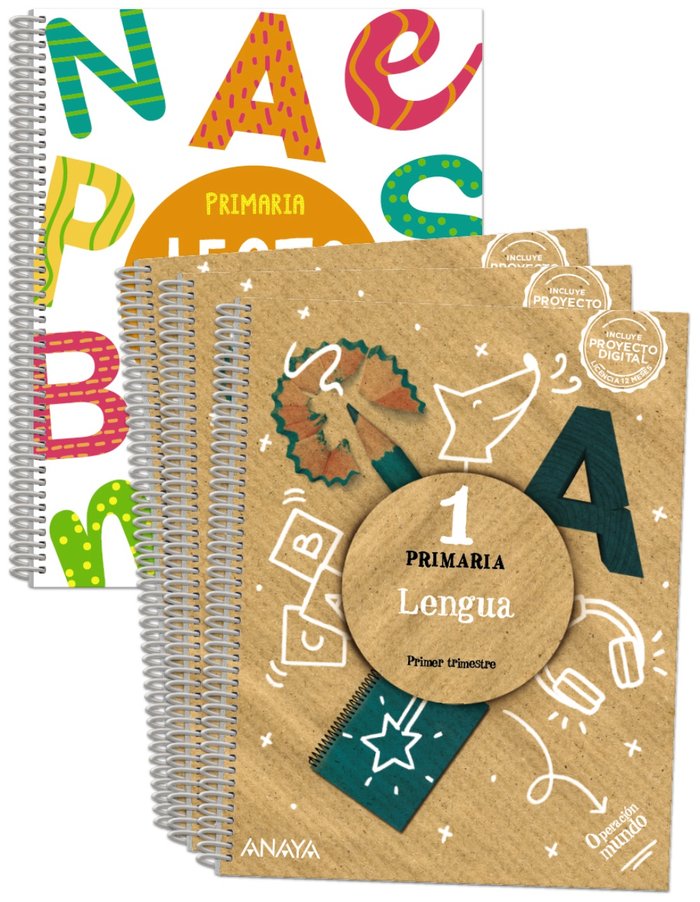 LENGUA 1. (INCLUYE PUNTO DE LECTURA 1.). OPERACIÓN MUNDO. PRIMARIA