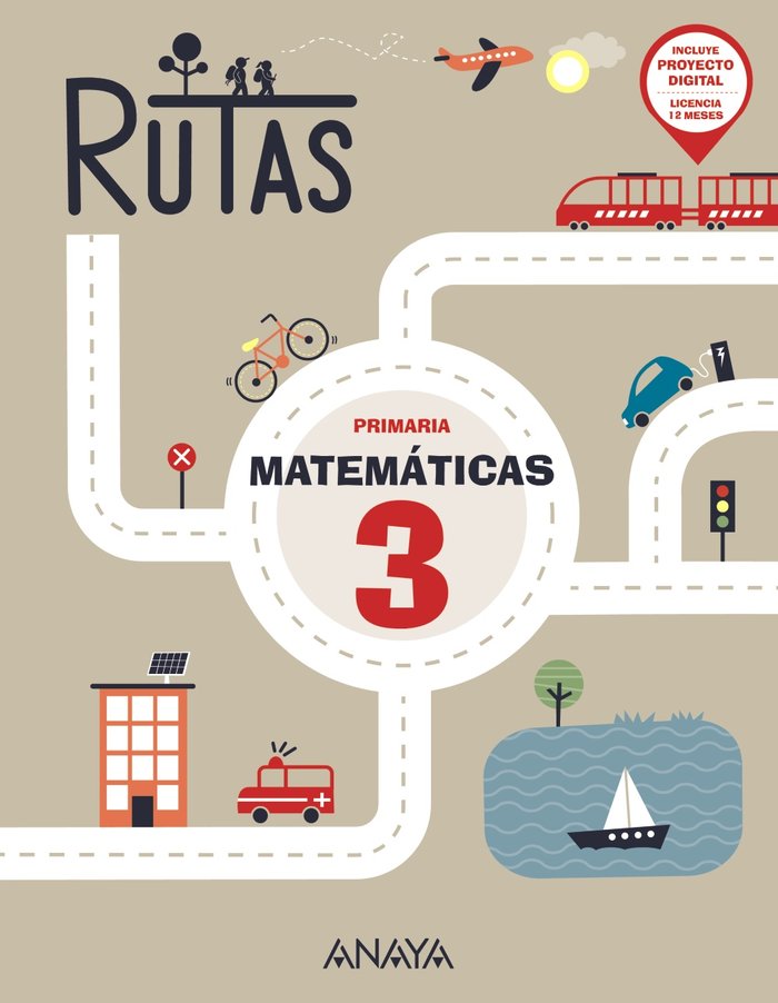 MATEMÁTICAS 3. RUTAS. PRIMARIA