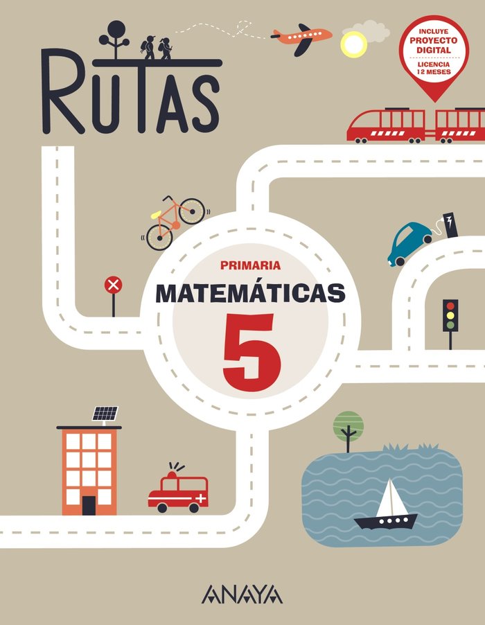 MATEMÁTICAS 5. RUTAS. PRIMARIA
