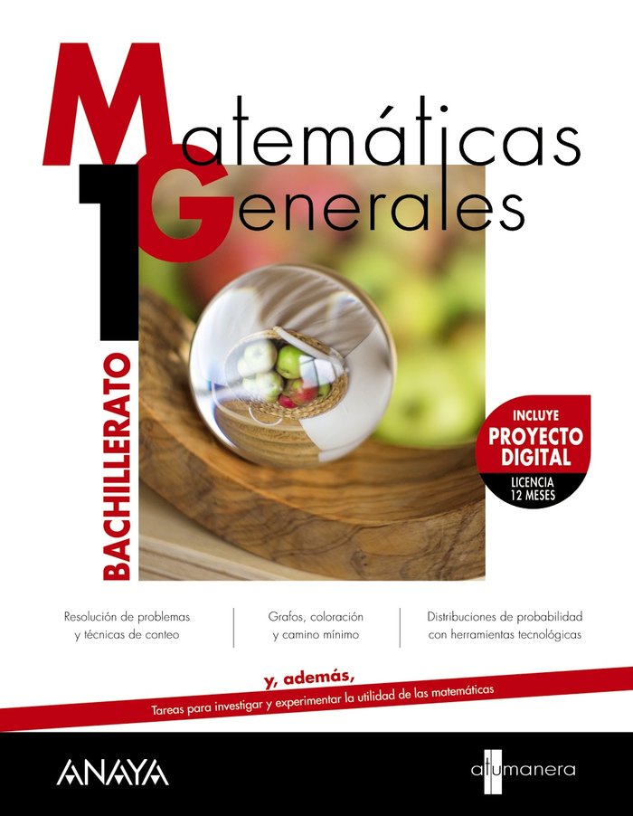 MATEMÁTICAS GENERALES. OPERACIÓN MUNDO. BACHILLERATO