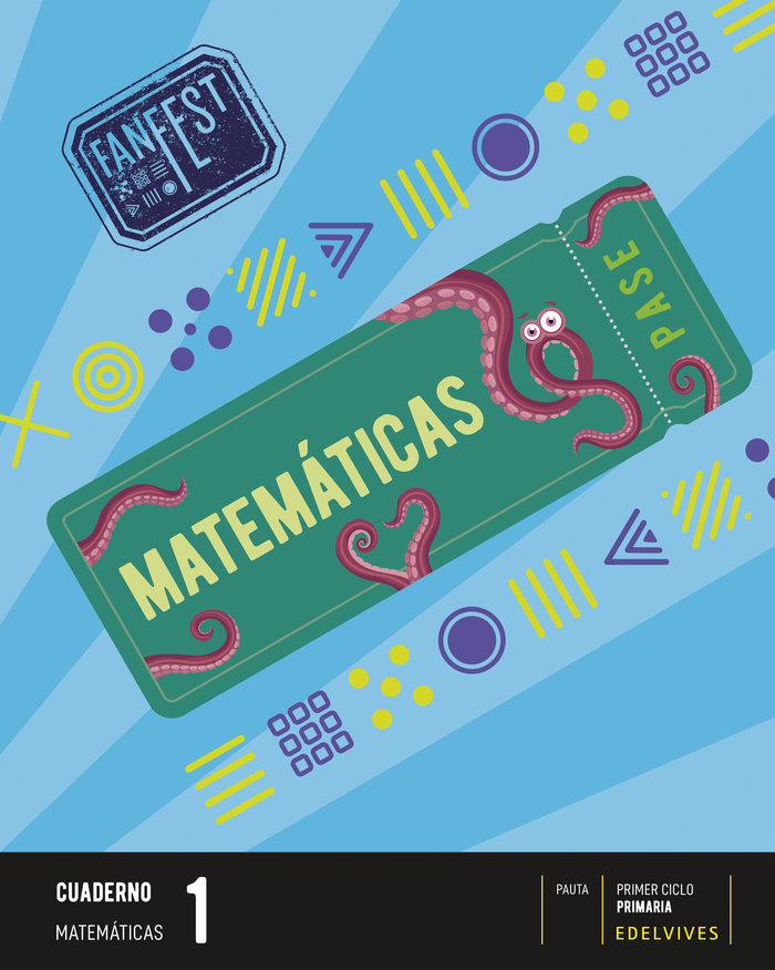 CUADERNO MATEMATICAS 1ºEP PAUTA 22 FANFEST