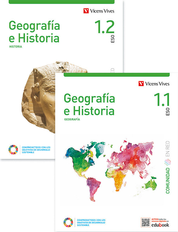 GEOGRAFIA HISTORIA 1ºESO(1,1-1,2) COMUNIDAD EN RED 22