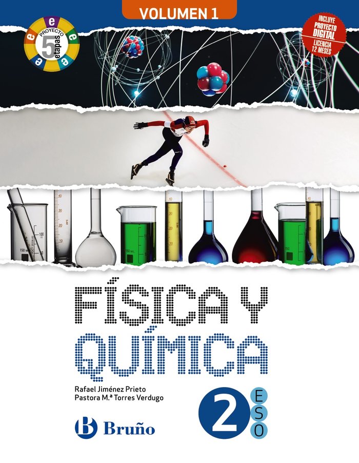 FÍSICA Y QUÍMICA 2 ESO 3 VOLÚMENES PROYECTO 5 ETAPAS