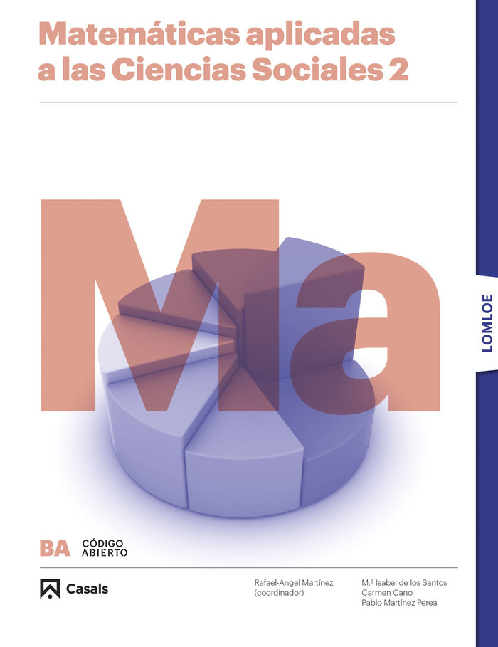 MATEMATICAS APLICADAS CCSS 2ºBACH 23 LOMLOE CODIGO ABIERTO