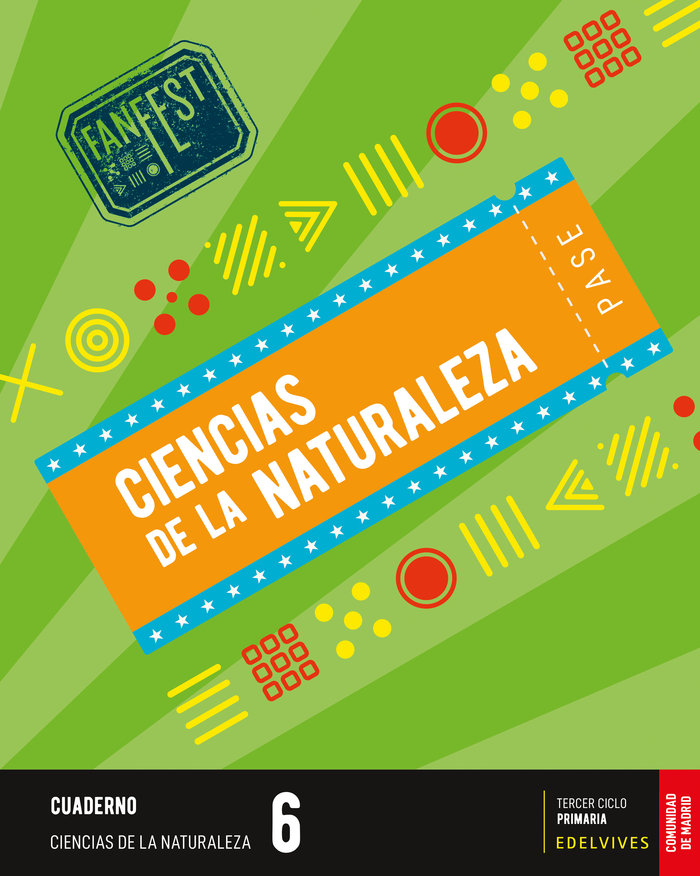 CUADERNO CIENCIAS NATURALEZA 6ºEP MADRID 23 FANFEST