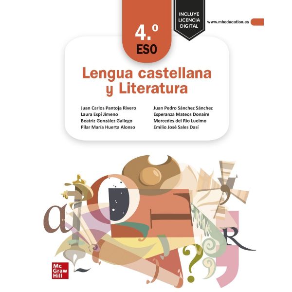 LENGUA CASTELLANA Y LITERATURA 4 ESO. INCL.GUÍAS DE LECTURA. EDICIÓN LOMLOE