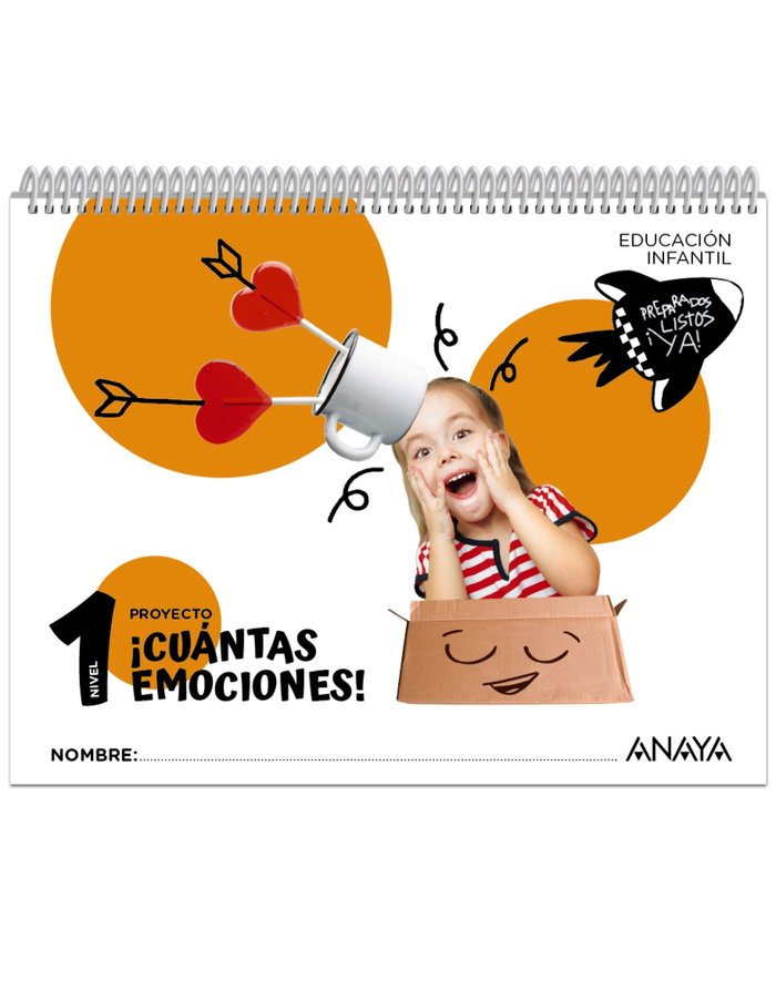 ¡CUÁNTAS EMOCIONES!. NIVEL 1 -3 AÑOS (Preparados, listos... ¡ya!)