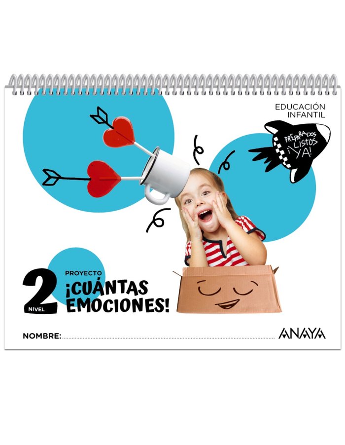 ¡CUÁNTAS EMOCIONES!. NIVEL 2 -4 AÑOS (Preparados, listos... ¡ya!)