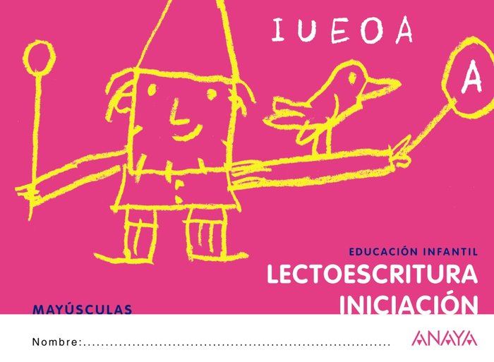 LECTOESCRITURA INICIACION MAYUSCULAS 12 QUE IDEA ANALEN03E