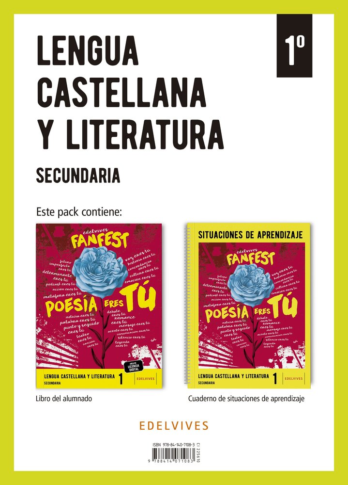 ESO 1 - LENGUA CASTELLANA Y LITERATURA + CUAD SITUACIONES APRENDIZAJE