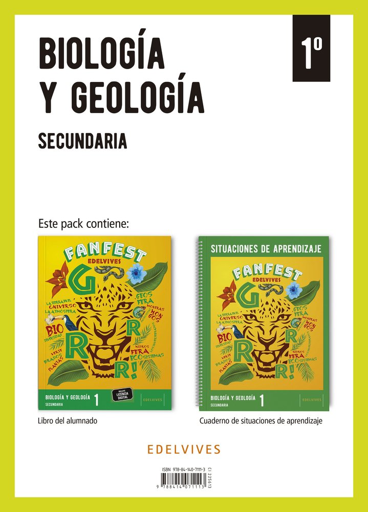 ESO 1 - BIOLOGIA Y GEOLOGIA + CUAD SITUACIONES APRENDIZAJE