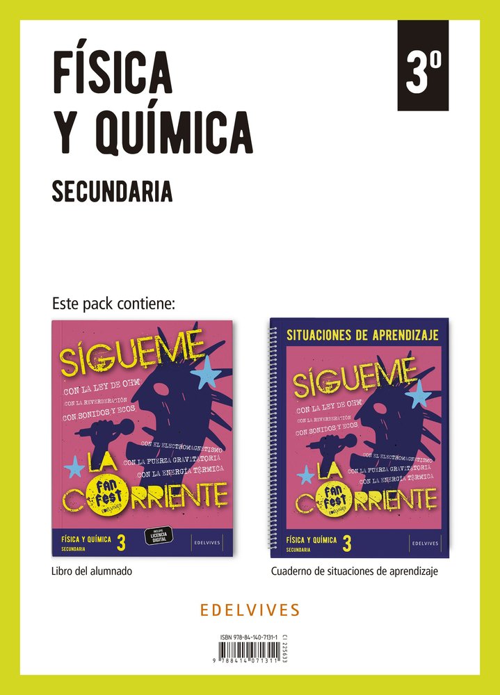 ESO 3 - FISICA Y QUIMICA + CUAD SITUACIONES APRENDIZAJE
