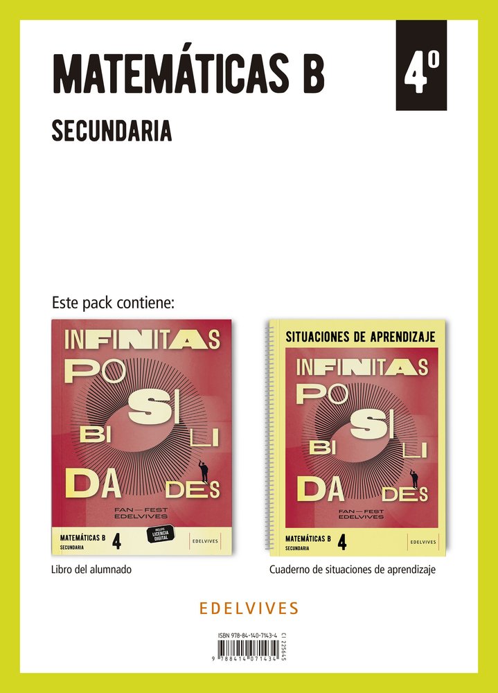 ESO 4 - MATEMATICAS B + CUAD SITUACIONES APRENDIZAJE