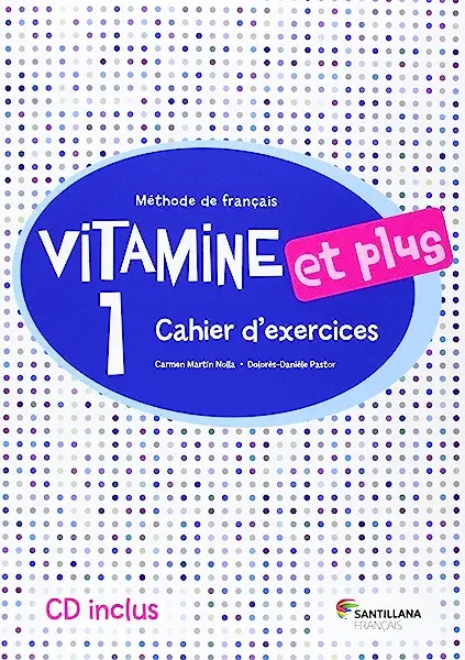 VITAMINE ET PLUS 1 CAHIER+CD+CAHIER MC