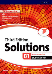 [9780194523646] SOLUTIONS P-INT SB 3ED