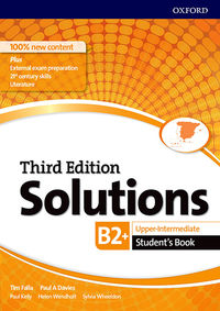 [9780194523660] SOLUTIONS U-INT SB 3ED