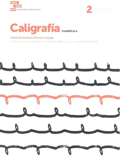 [9788414006719] CUADERNO CALIGRAFÍA 2 (CUADRÍCULA)