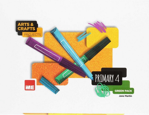 [9788416888221] ARTS AND CRAFTS 4ºEP 17 PROJECTS GREEN PACK (3 CUADERNOS)