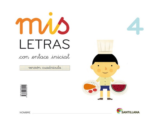 [9788468030210] MIS LETRAS 4 CUADRIC.(CUAD+CUENTOS) ED16