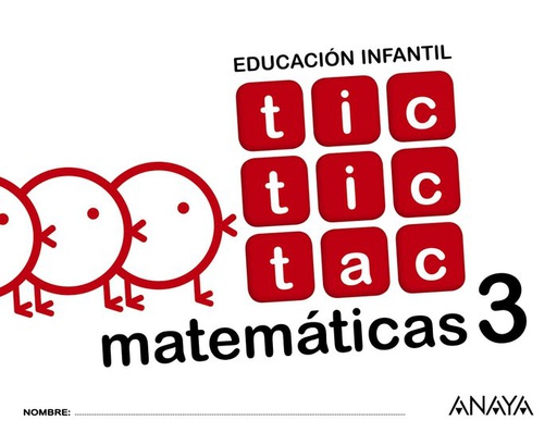 [9788469829899] TIC TIC TAC MATEMÁTICAS 3.