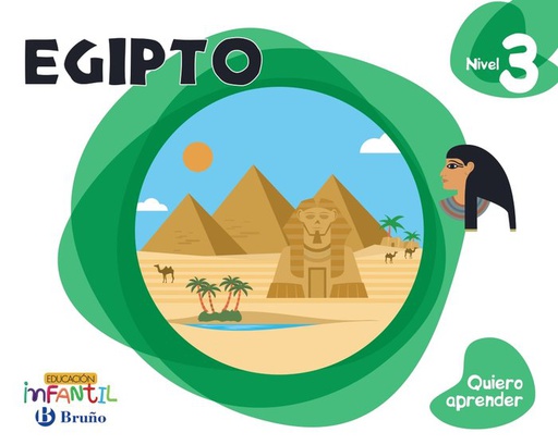 [9788469613856] 5 AÑOS - NIVEL 3 - EGIPTO - QUIERO APRENDER