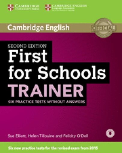 [9781107446045] FIRST SCHOOLS TRAINER.STUD.S/KEY