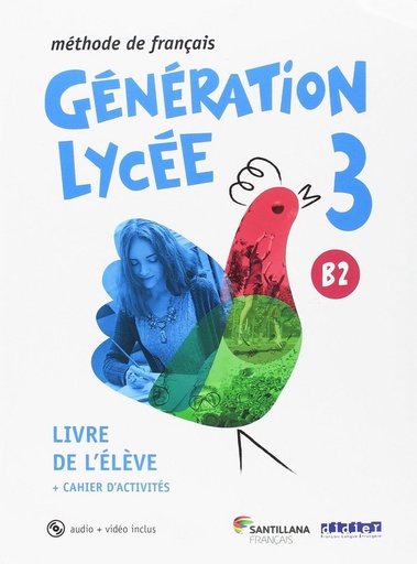 [9788490498019] GENERATION LYCEE B2 ELEVE/CAHIER+CD+DVD