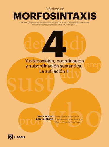 [9788421866054] PRACTICAS MORFOSINTAXIS 4 ESO 18 COORD,SUBORDINACION