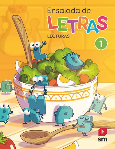 [9788491821021] 1º EP ENSALADA DE LETRAS - LECTURAS