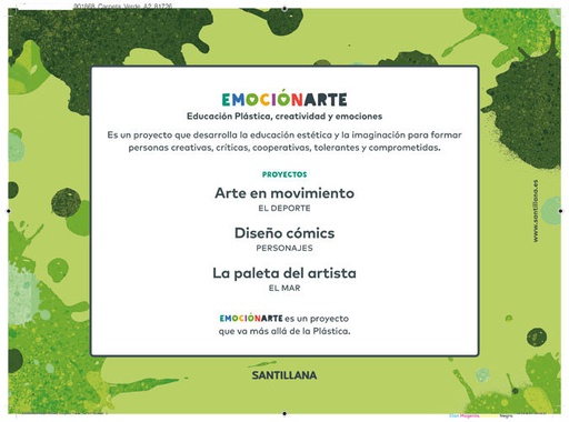 [9788414112861] CUADERNOS Y FICHAS EMOCIONARTE VERDE SEGUNDO DE PRIMARIA SANTILLANA EDUCACIÓN