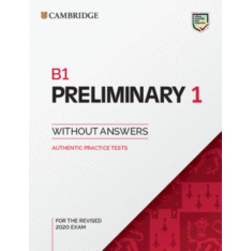 [9781108723688] B1 PRELIMINARY 1 FOR REVISED EXAM FROM 2020 STUDENTS BOOK