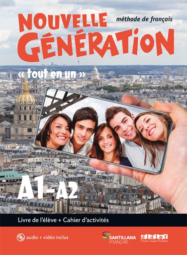[9788490494745] NOUVELLE GENERATION A1/A2 LIVRE/EX+CD+DV