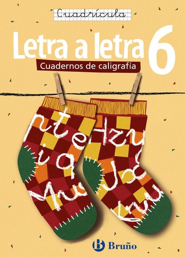 [9788421639771] CALIGRAFIA LETRA A LETRA 6 CUADRICULA BRULEN29E