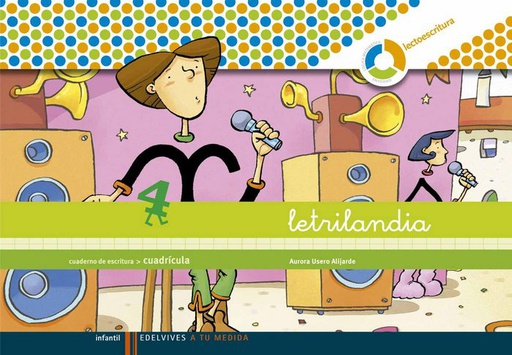 [9788426371485] CUADER. LETRILANDIA CUADRICULA 4 - ESPIRAL