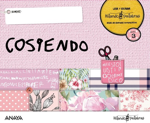 [9788469877203] 5 AÑOS - NIVEL III - HILANDO PALABRAS 3 - COSIENDO - LECTOESCRITURA